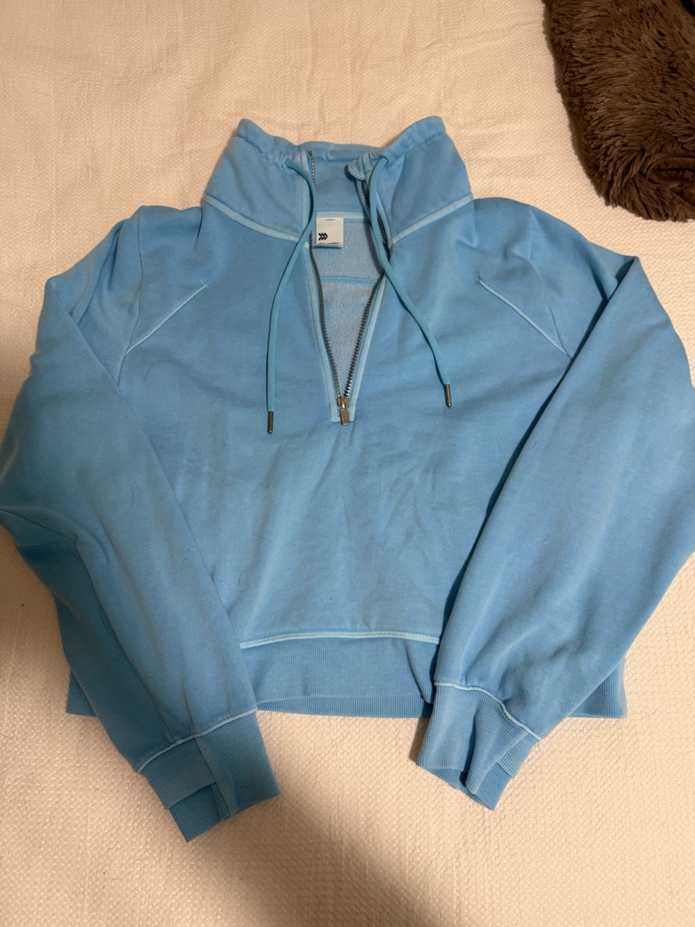 all in motion Light Blue Half-Zip Crewneck Sweatshirt